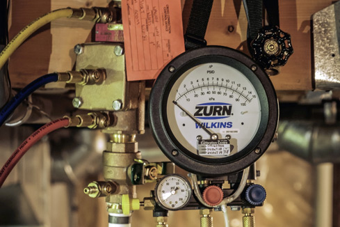 Zurn gauge - cross connection testing
